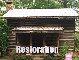 Historic Log Cabin Restoration  Vienna, Ohio